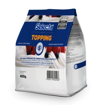 Base Para Cobertura Tipo Chantilly Selecta Topping 400G Duas Rodas