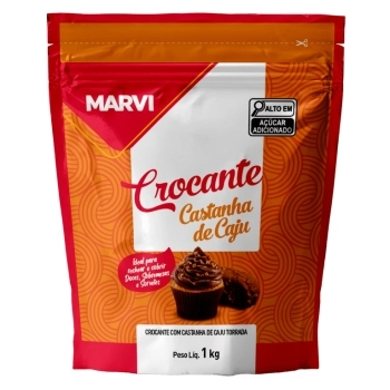 Crocante Castanha De Caju 1Kg Marvi