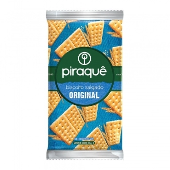 Biscoito Salgado Original 138g Piraque