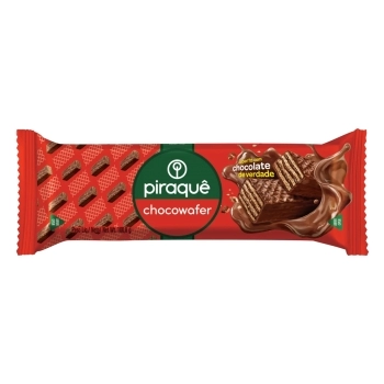 Biscoito Chocowafer Cobertura De Chocolate 100,8g Piraque