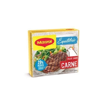CALDO CARNE MENOS SODIO 180X57G BR - MAGGI