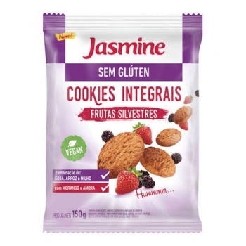 COOKIES FRUTAS SILVES SEM GLUTEN 8X120G - JASMINE