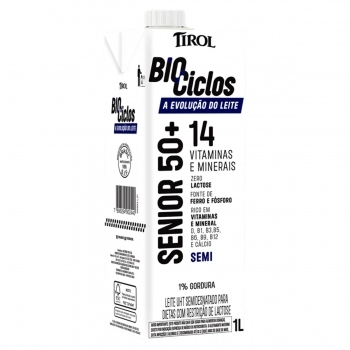LEITE UHT SEMI ZERO BIOCICLOS - TIROL