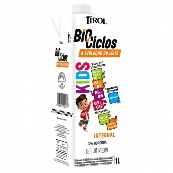 LEITE UHT INTEGRAL BIOCICLOS - TIROL