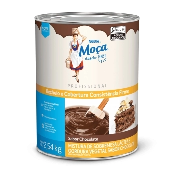 RECHEIO E COBERTURA CHOCOLATE MOÇA 2,54KG - NESTLE