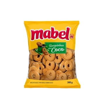 BISCOITO ROSQUINHA SABOR COCO 32X300 G - MABEL