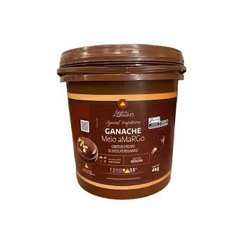CREME GANACHE MEIO AMARGO 4KG - FOOD BASE
