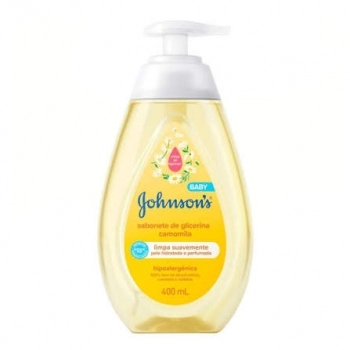 SABONETE LÍQUIDO J&J BABY GLICERINA DA CABEÇA/PÉS FRASCO CAMOMILA -750ML