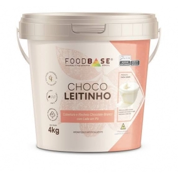 RECHEIO CHOKO LEITINHO PROTEICO ZERO 3KG - FOOD BASE