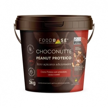 RECHEIO CHOKO NUTTE ITÁLIA PROTEICO ZERO 3KG - FOOD BASE