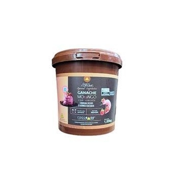 CREME GANACHE MORANGO PROTEICO ZERO 3KG - FOOD BASE
