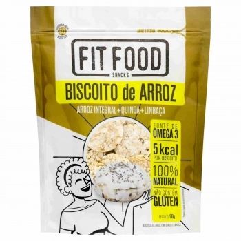 BISCOITO DE ARROZ QUINOA + LINHACA -JASMINE