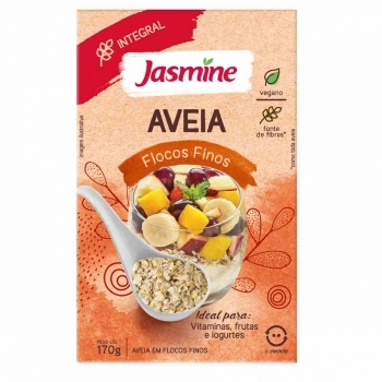AVEIA FLOCOS FINOS INTEGRAL 20X170G - JASMINE