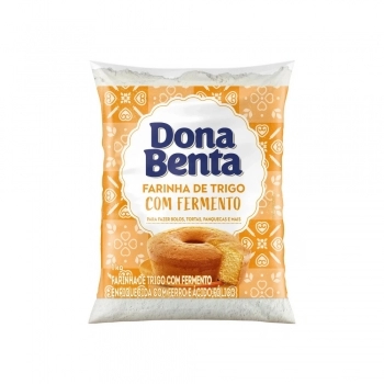 Farinha De Trigo Com Fermento 1Kg Dona Benta