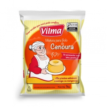 Mistura De Bolo Vilma Cenoura 5Kg