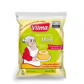 Mistura De Bolo Vilma Milho 5Kg