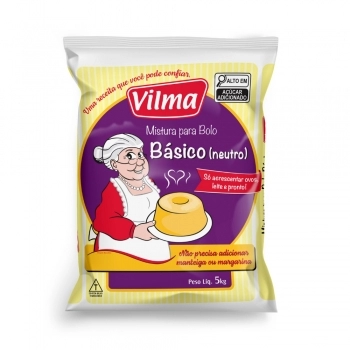 Mistura De Bolo Vilma Básico 5Kg