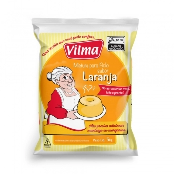 Mistura De Bolo Vilma Laranja 5Kg