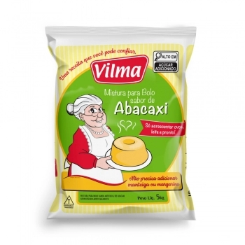 Mistura De Bolo Vilma Abacaxi 5Kg