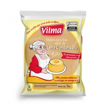 Mistura De Bolo Vilma Leite Condensado 5Kg