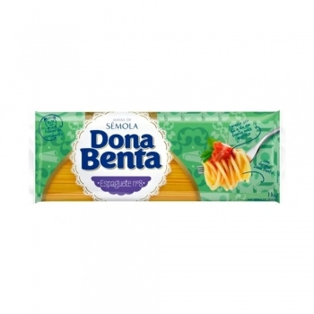 Macarrão De Sêmola Espaguete Dona Benta 1Kg