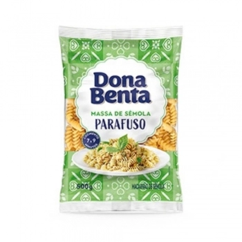 Macarrão De Sêmola Parafuso Dona Benta 500G
