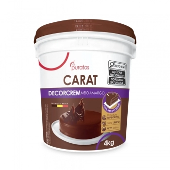 Decorcrem Meio Amargo Carat 4Kg Puratos