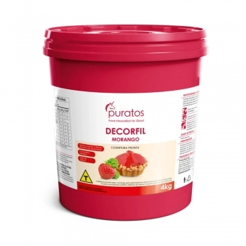 Geléia De Brilho Decorfil Morango 4Kg Puratos