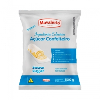 Açúcar De Confeiteiro Snow Sugar 500G Mavalério
