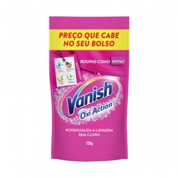 Vanish Tira Manchas Em Pó Poder O2 Pink Sachê 120G