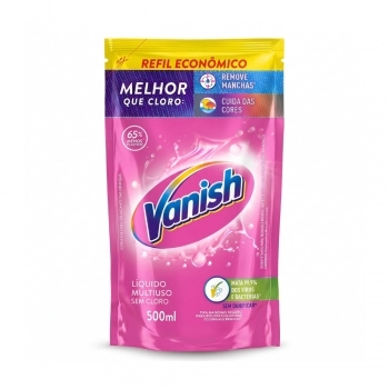 Vanish Tira Manchas Gel Multiuso Pink Sachê 500Ml