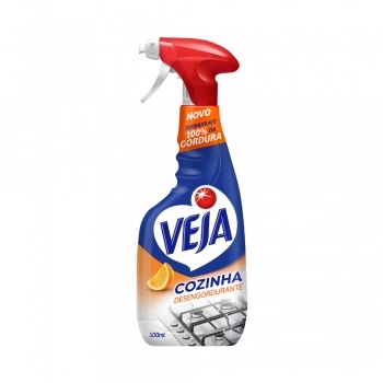 Veja Cozinha Desengordurante Pulverizador Laranja 500Ml
