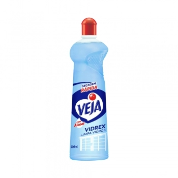 Veja Limpa Vidros Vidrex Com Álcool 500Ml