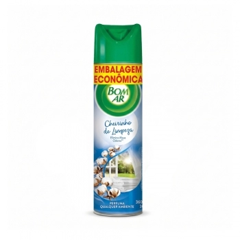 Desodorizador Bom Ar Aerossol Cheirinho De Limpeza 360Ml