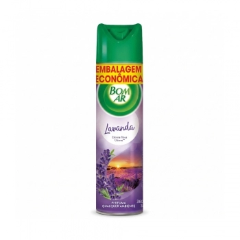 Desodorizador Bom Ar Aerossol Lavanda 432Ml