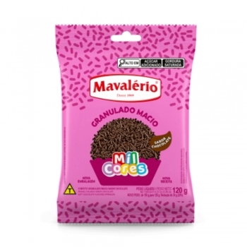 Granulado Macio Chocolate Mil Cores 500G Mavalério