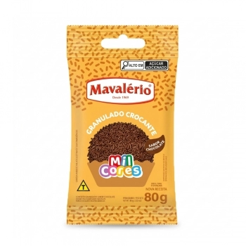 Granulado Crocante Chocolate Mil Cores 500G Mavalério