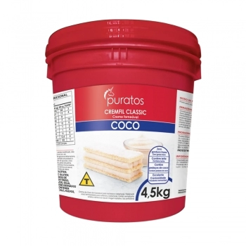 Recheio De Coco Cremfil 4,5Kg Puratos