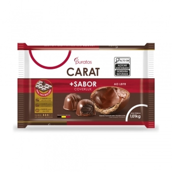 Cobertura Ao Leite Carat Coverlux 1,01Kg Puratos
