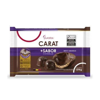 Cobertura Meio Amargo Carat Coverlux 1Kg Puratos