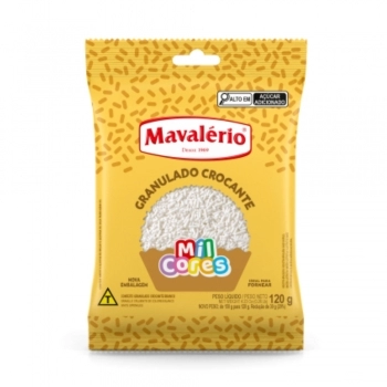 Granulado Crocante Branco Mil Cores 500G Mavalério