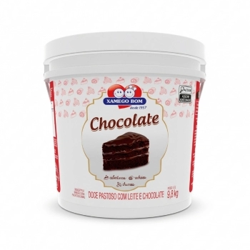 Doce Pastoso Com Leite E Chocolate Balde 9,8Kg Xamego Bom