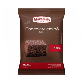 Chocolate Em Pó 50% 1,01Kg Mavalério