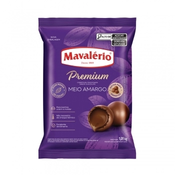 Cobertura Premium Meio Amarga Moeda 1,01Kg Mavalério