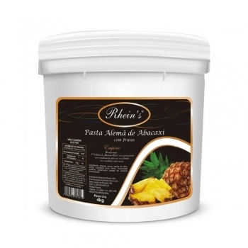 Pasta Alemã Com Fruta Abacaxi 4Kg Rhein´S