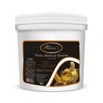 Pasta Alemã Fruta Banana Com Canela 4Kg Rhein\`S