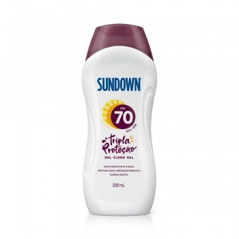 Sundown Protetor Solar Praia E Piscina Fps70 120Ml Johnsons Kenvue