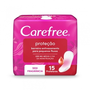 Absorvente Carefree Proteção Sem Perfume Neutralize C/ 15 Unidades