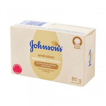 Barra Baby Óleo De Amêndoas 80G Johnsons Kenvue