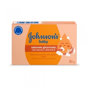 Barra Baby Glicerinado 80G Johnsons Kenvue